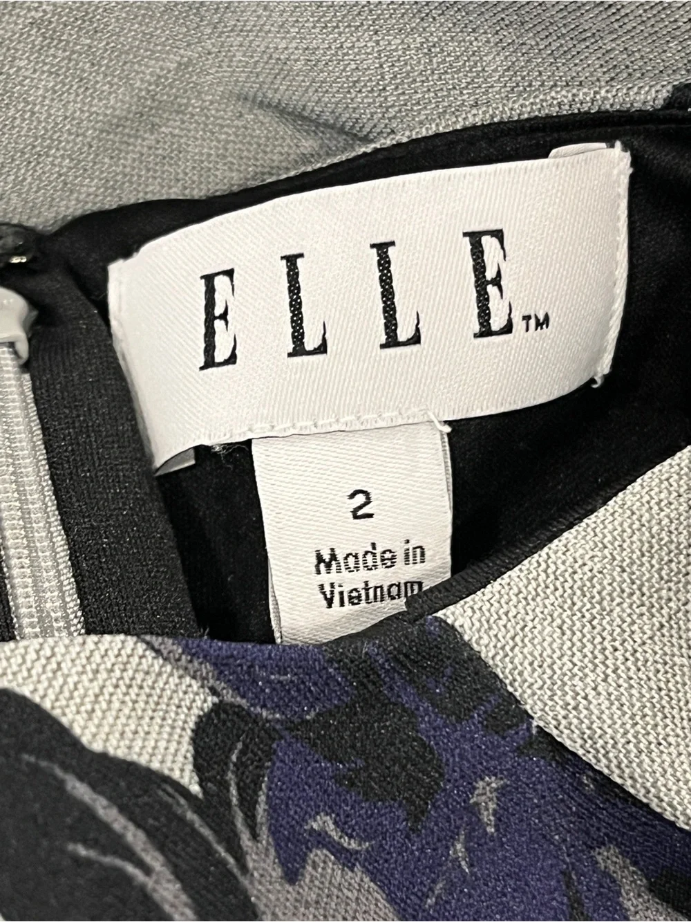 Elle Sleeveless Floral Fit-and-Flare mini Dress‎ size 2